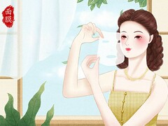 描写夏天的诗配画